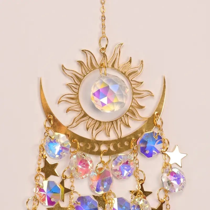 ⏰Last Day Hot Sale!!⌛✨ Crystal Sun Catcher, lndoor Outdoor Decor for Window Bedroom Courtyard Garden☪️