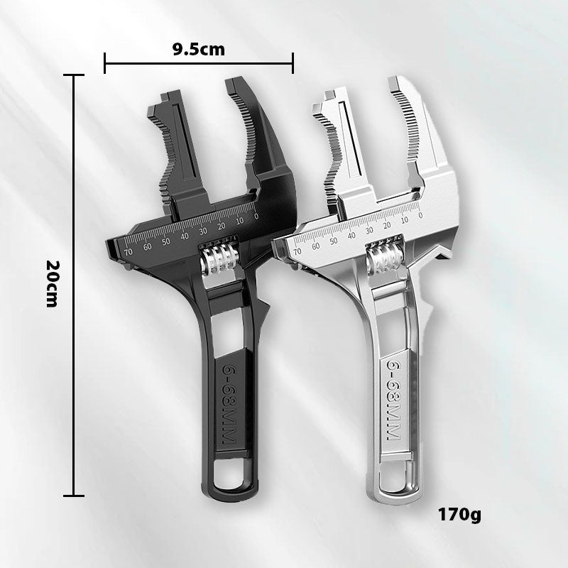 💥Reversible sink wrench with 6-68mm jaw opening