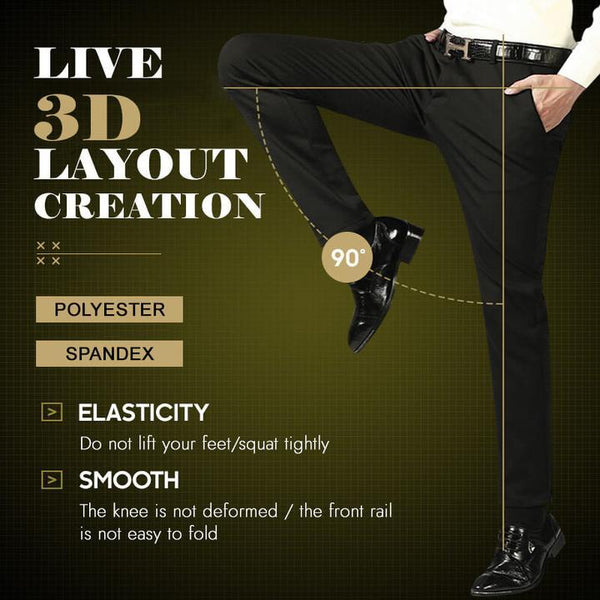 🔥Hot Summer Sale ~ All 50% off🔥High Stretch Men's Classic Pants👖