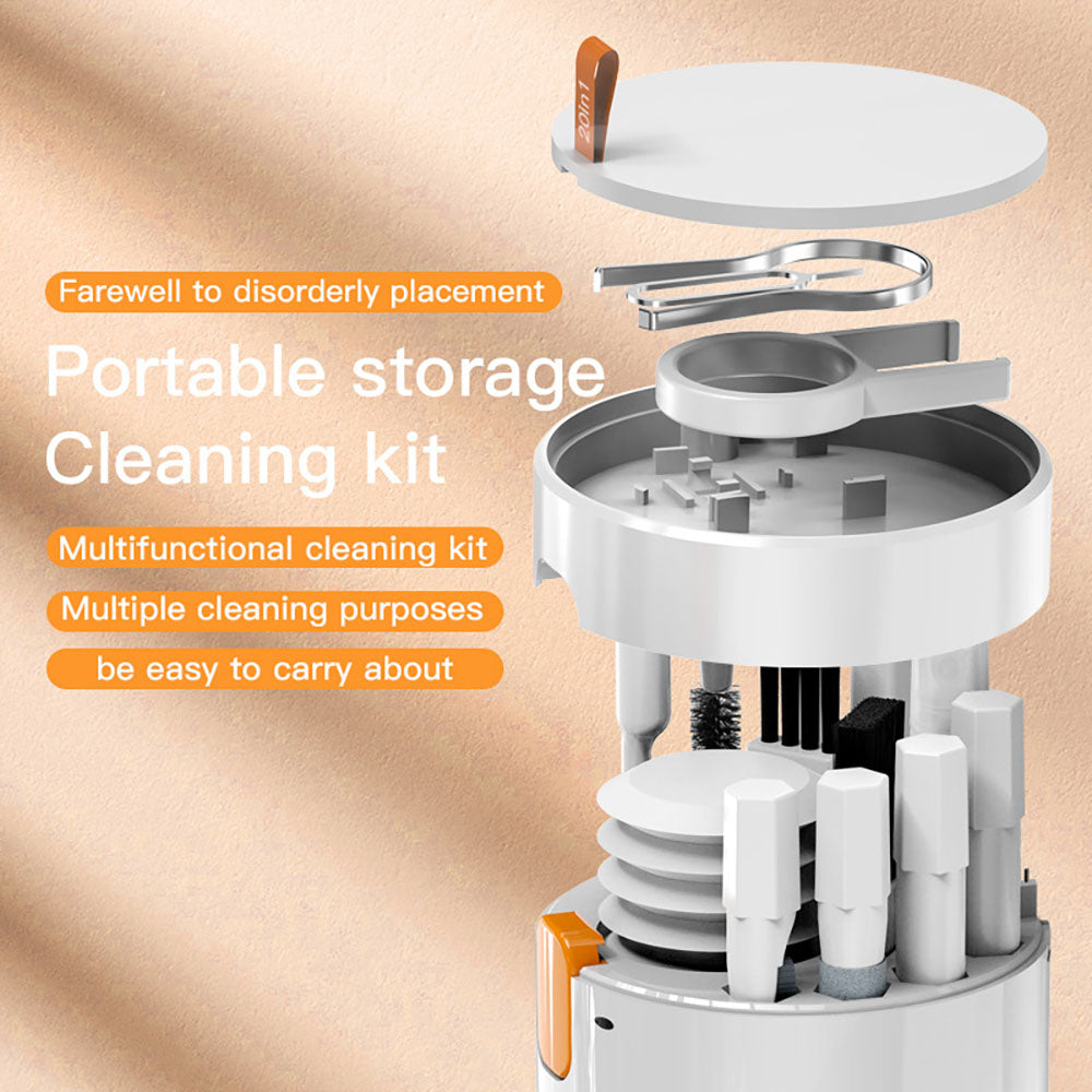 🔥20 in 1 New Multifunctional Computer Keyboard Bluetooth Headset Mobile Phone Screen Cleaning Set