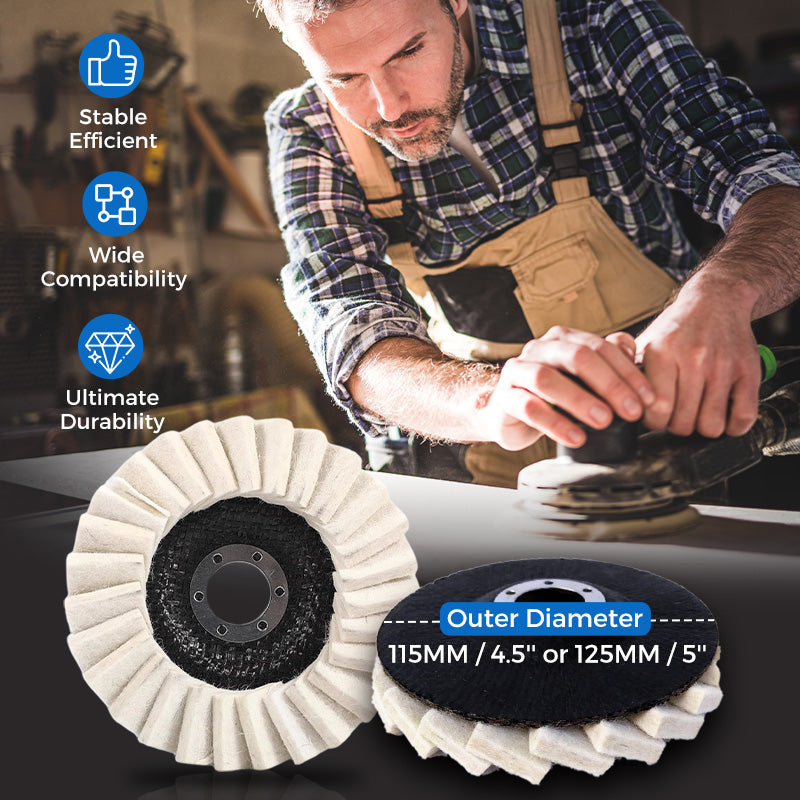 šÆHOT SALEš„Wool Felt Flap Polishing Disc