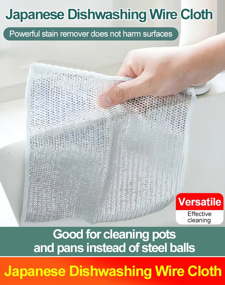 Multifunctional Daily Cleaning Non-stick Oil Wire Rag