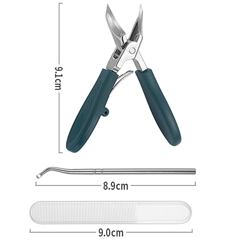 🔥Podiatrist-Recommended Nail Clippers - Ergonomic Angled Design for Toenails & Ingrowns - Limited 49% Deal