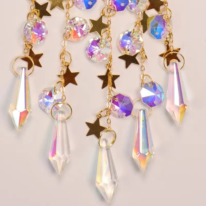 ⏰Last Day Hot Sale!!⌛✨ Crystal Sun Catcher, lndoor Outdoor Decor for Window Bedroom Courtyard Garden☪️