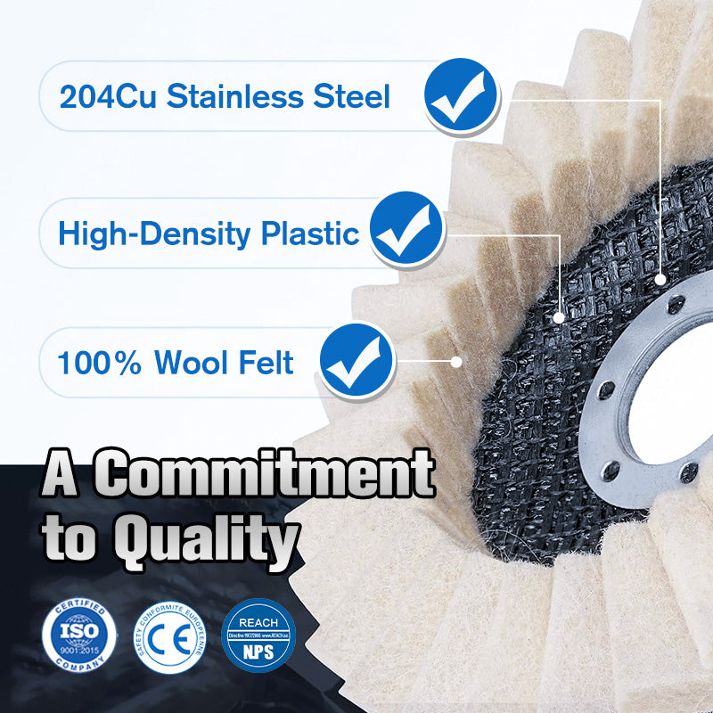 šÆHOT SALEš„Wool Felt Flap Polishing Disc