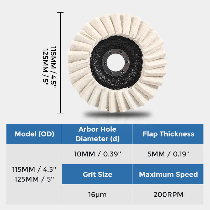 šÆHOT SALEš„Wool Felt Flap Polishing Disc