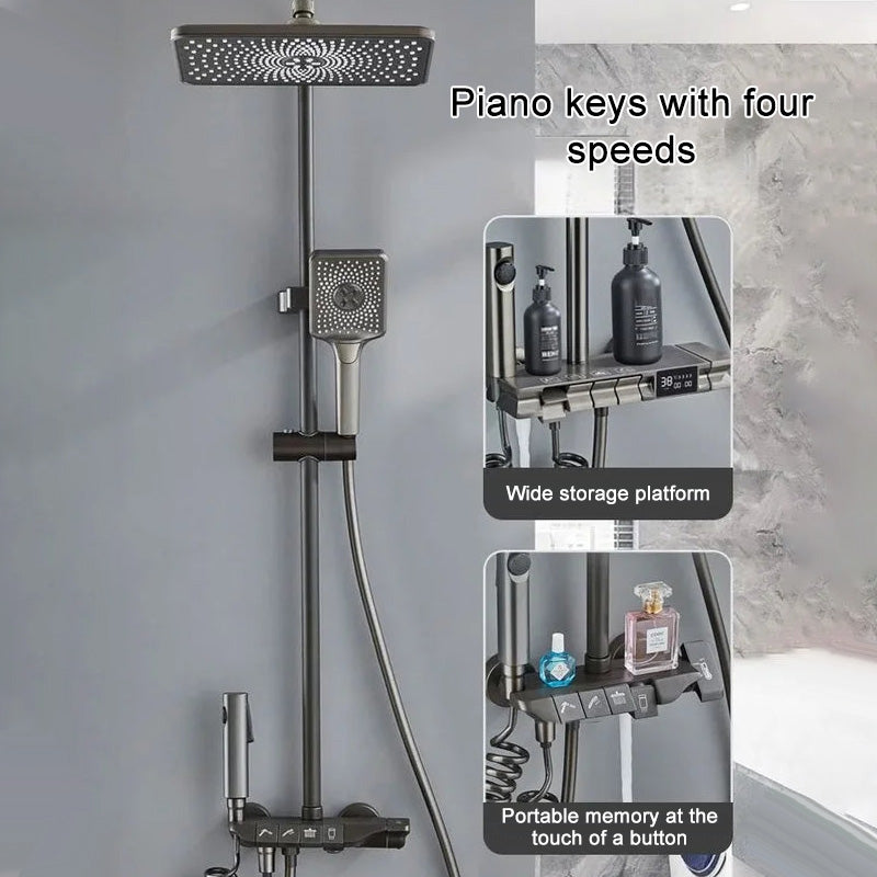 🛀Modern Luxury✈️Intelligent Shower Set With Constant Temperature Under Pressure