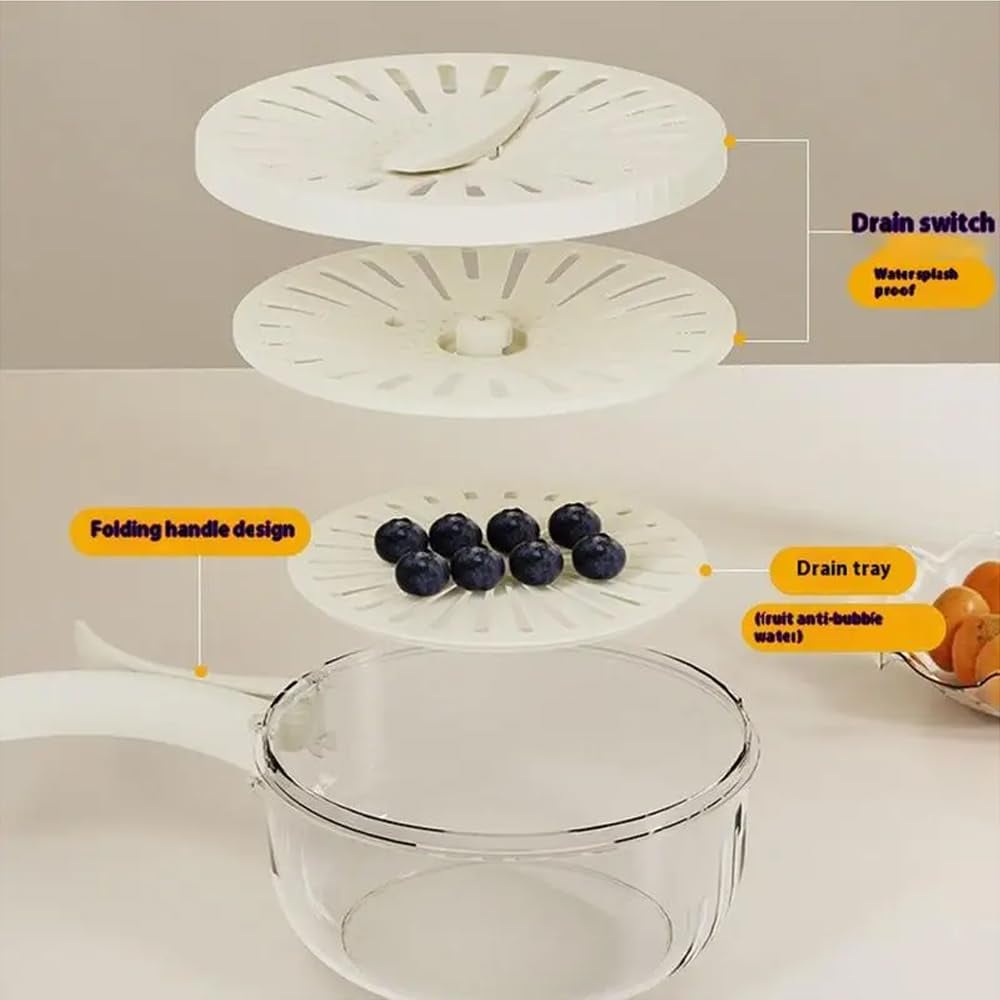š„Hot Sale 62% Off New Draining Basket With Lid
