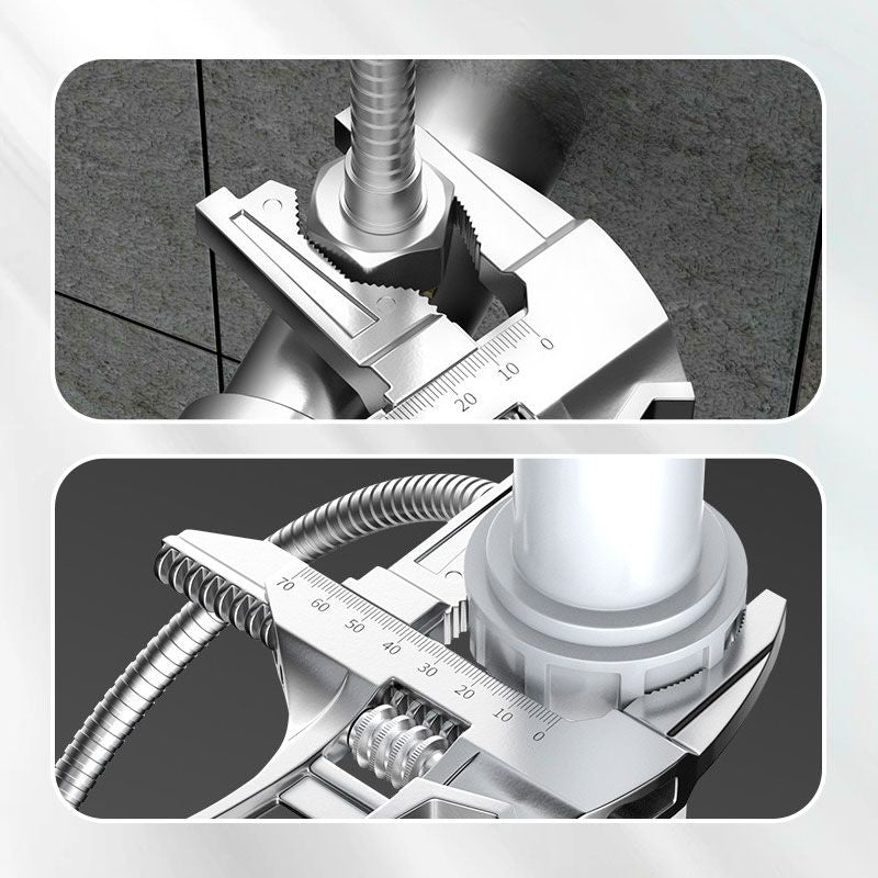 💥Reversible sink wrench with 6-68mm jaw opening
