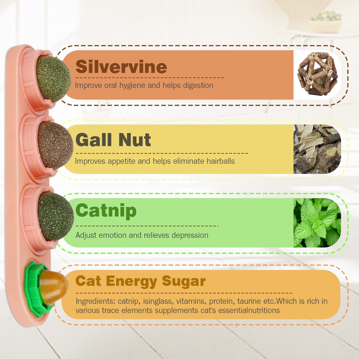 Catnip Ball Safe Healthy Kitten Chew Toys