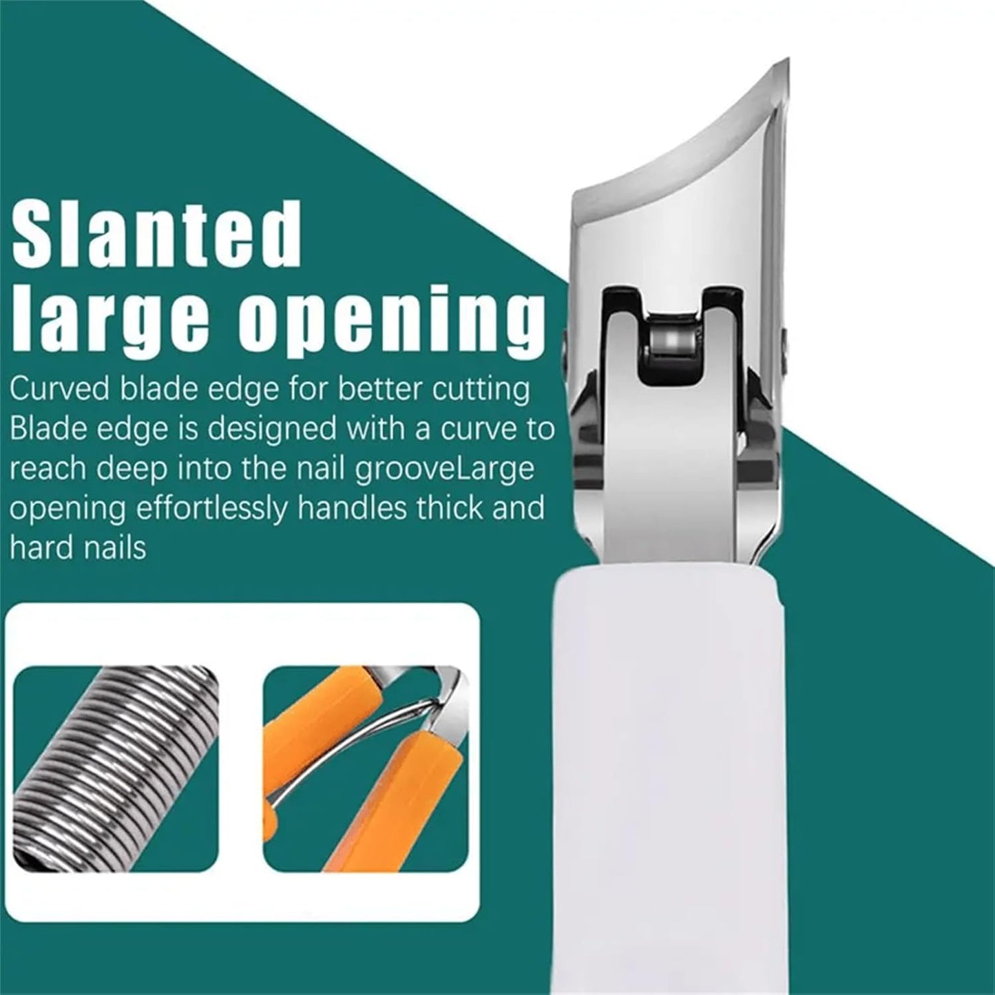 🔥Podiatrist-Recommended Nail Clippers - Ergonomic Angled Design for Toenails & Ingrowns - Limited 49% Deal