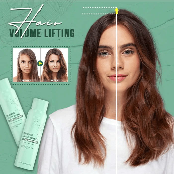 ⏰Great Sale - BUY 2 GET 1 FREE🔥🔥 Oil-Control Fluffy Volume Lift Hairspray