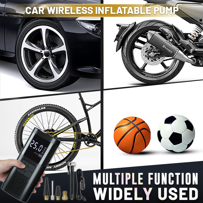Digital Display Car Tire Inflator Pump