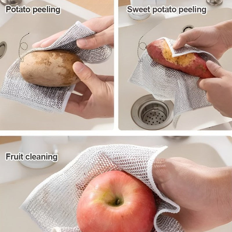 Multifunctional Daily Cleaning Non-stick Oil Wire Rag