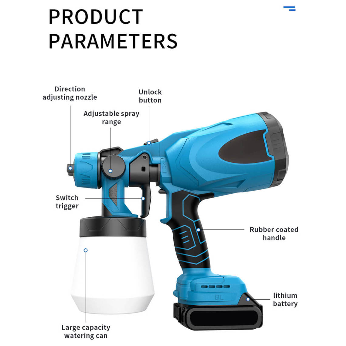 š„Hot Saleš„High-pressure Cordless Paint Sprayer