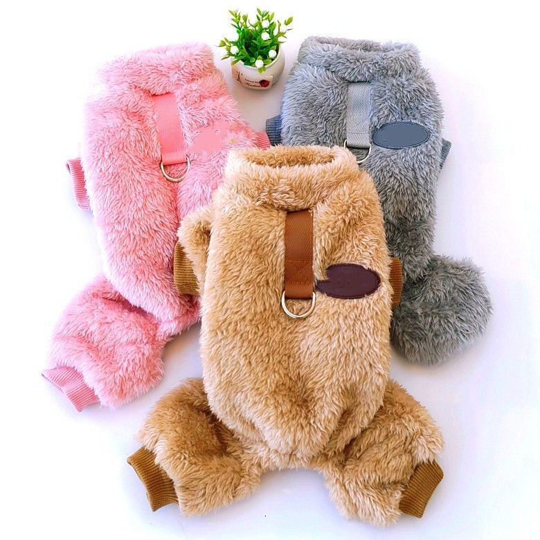 🎁Limited Sale 50% OFF⏳️Pet Elastic Jumpsuit with Pull Ring
