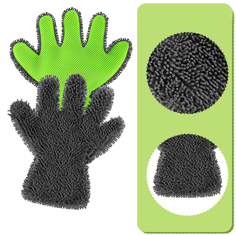 🧤✨Hot Sale49%💚Double Sided Five Finger Car Wash Gloves