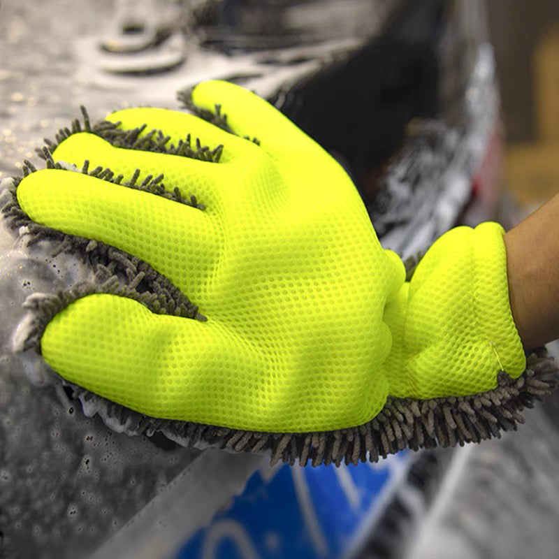 🧤✨Hot Sale49%💚Double Sided Five Finger Car Wash Gloves