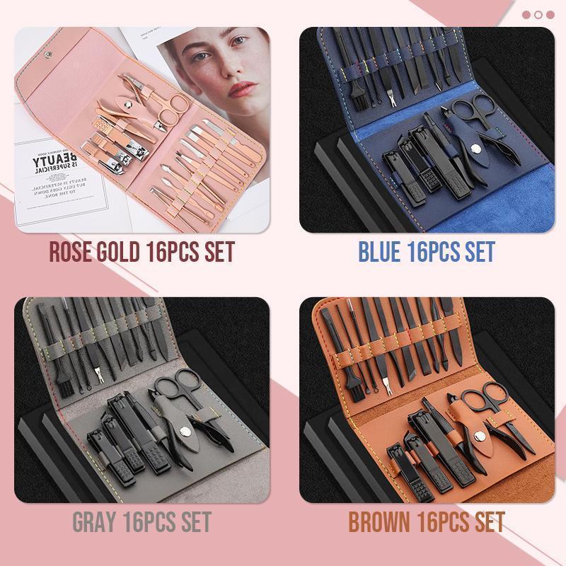 🔥Special Hot Sale 48% OFF🔥 Good-looking Foldable Stainless Steel Nail Clipper Set