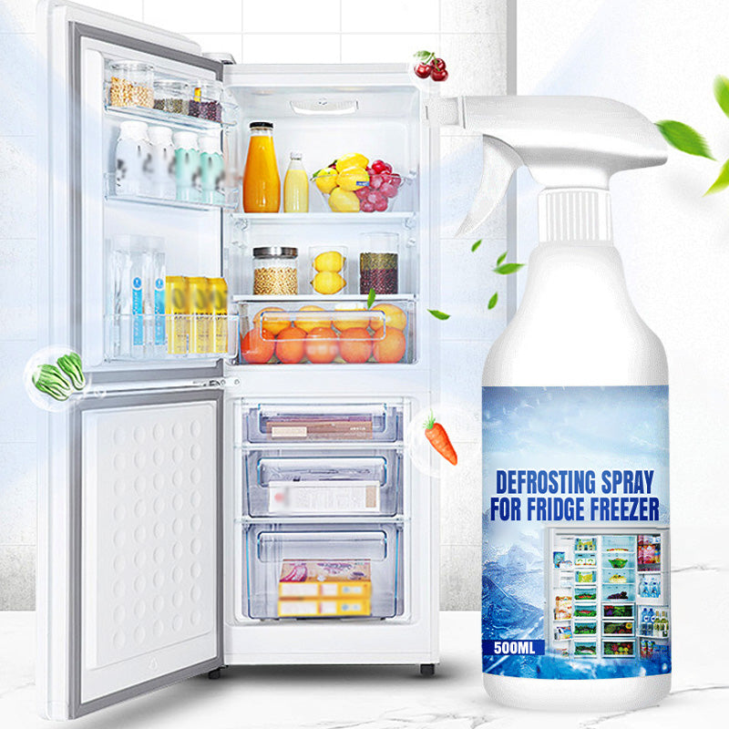 š Last Day Promotion 50% OFF - š§Defrosting Spray for Fridge Freezerš(With free spatula)