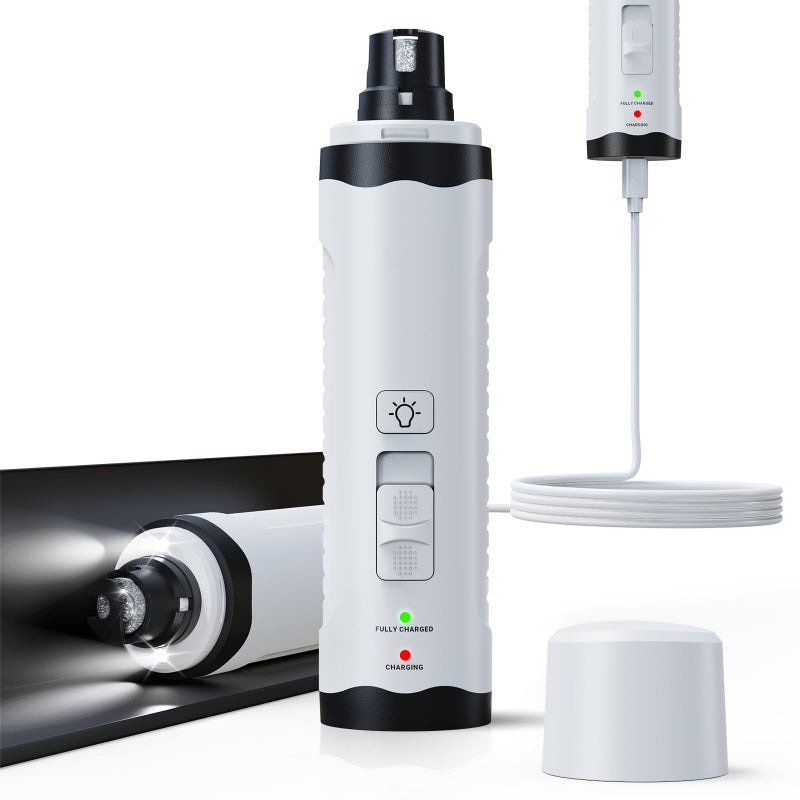 2-Speed Pet Nail Grinder with LED Lights