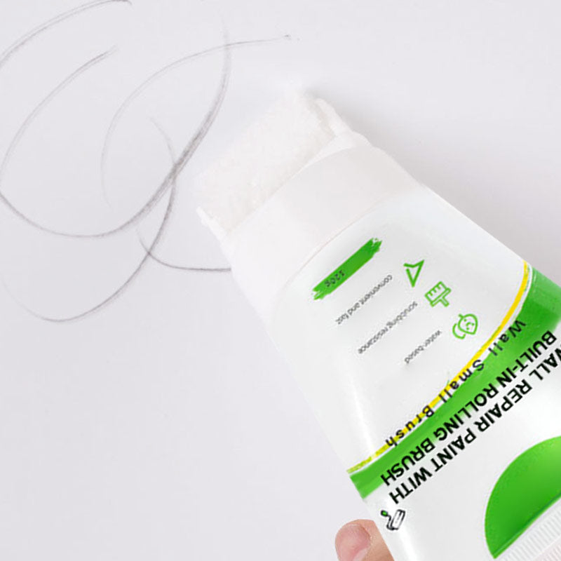 Wall Repair Paint with Built-In Rolling Brush