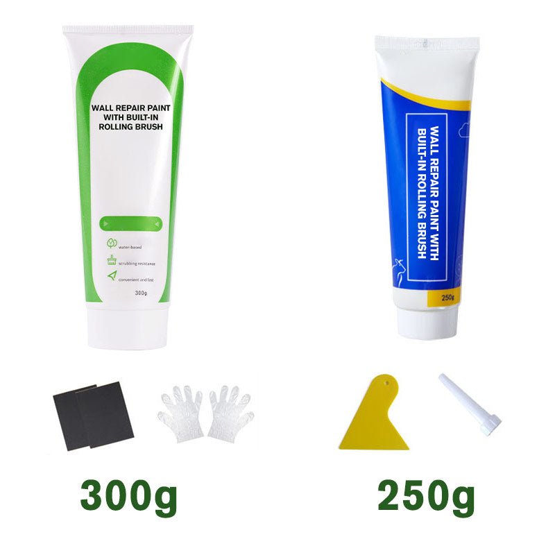 Wall Repair Paint with Built-In Rolling Brush