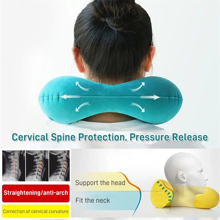 Press Type Inflatable U-shaped Pillow