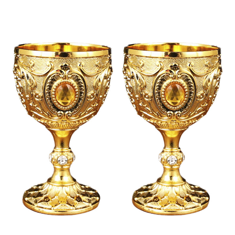 🎁 Exquisite Vintage Engraved Wine Goblet