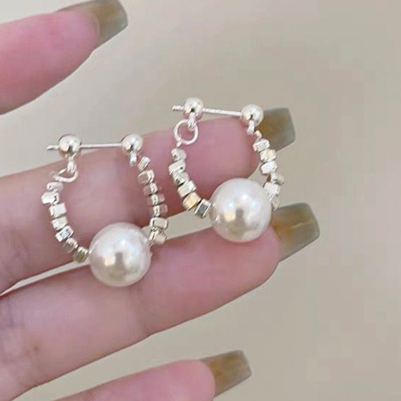 Elegant & Sweet Faux Pearl Earrings