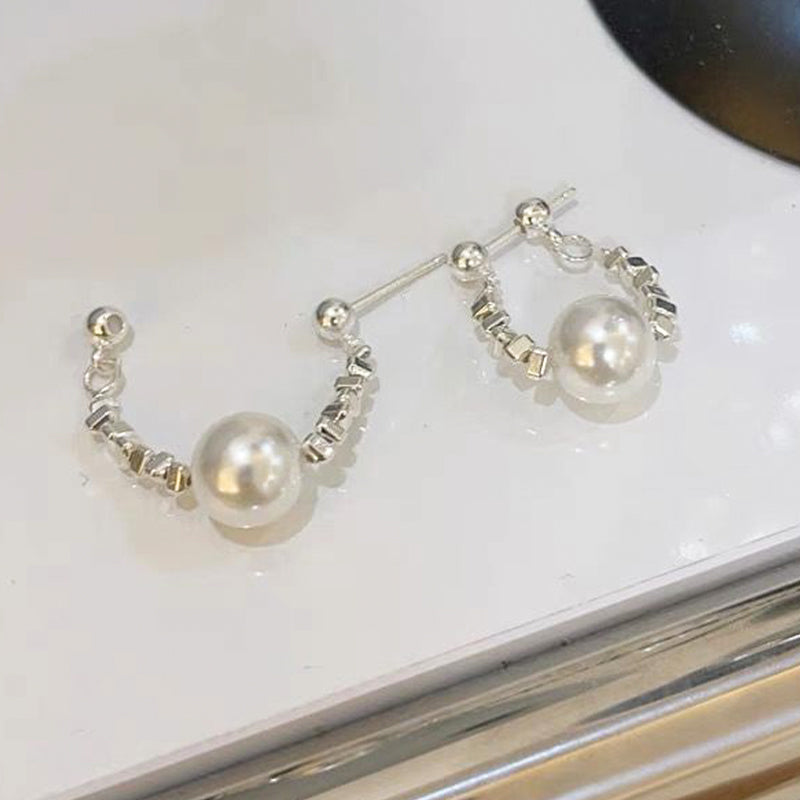 Elegant & Sweet Faux Pearl Earrings