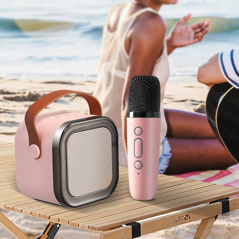🔥Last Day Promotion 50% OFF -🎁Mini Karaoke Machine with Wireless Microphones