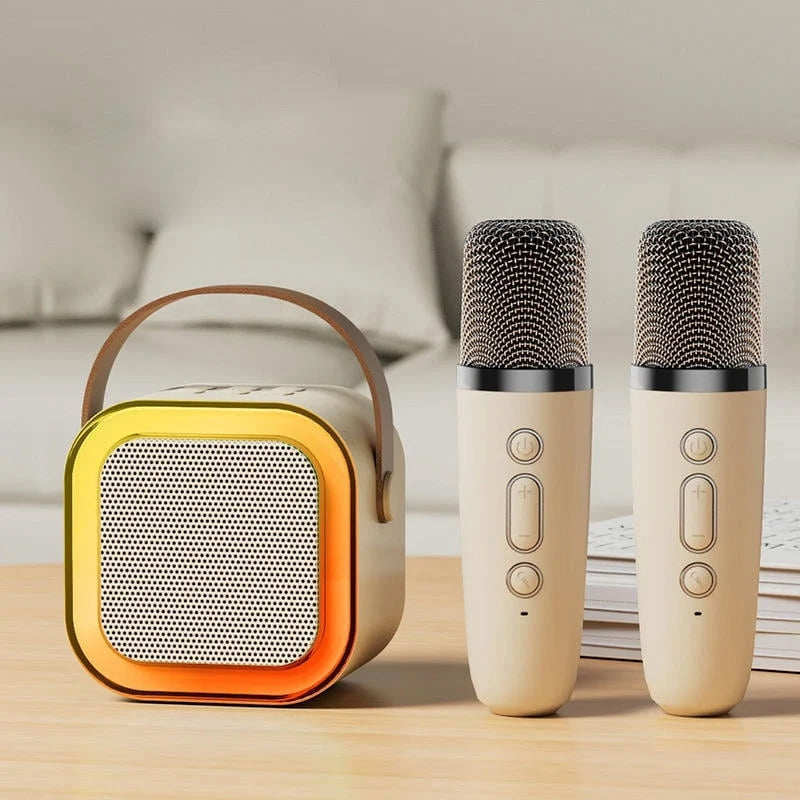 🔥Last Day Promotion 50% OFF -🎁Mini Karaoke Machine with Wireless Microphones