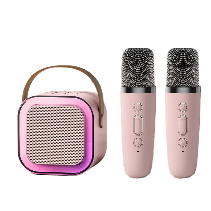 🔥Last Day Promotion 50% OFF -🎁Mini Karaoke Machine with Wireless Microphones
