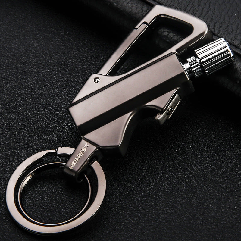🚀 Funny Gadget 🔥 Keychain Flint Fire Starter