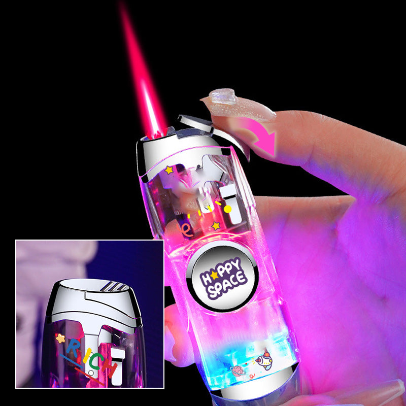 Creative Spinning Gyro Windproof Lighter