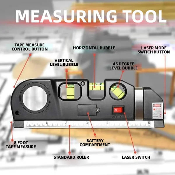 Multi-functional laser level