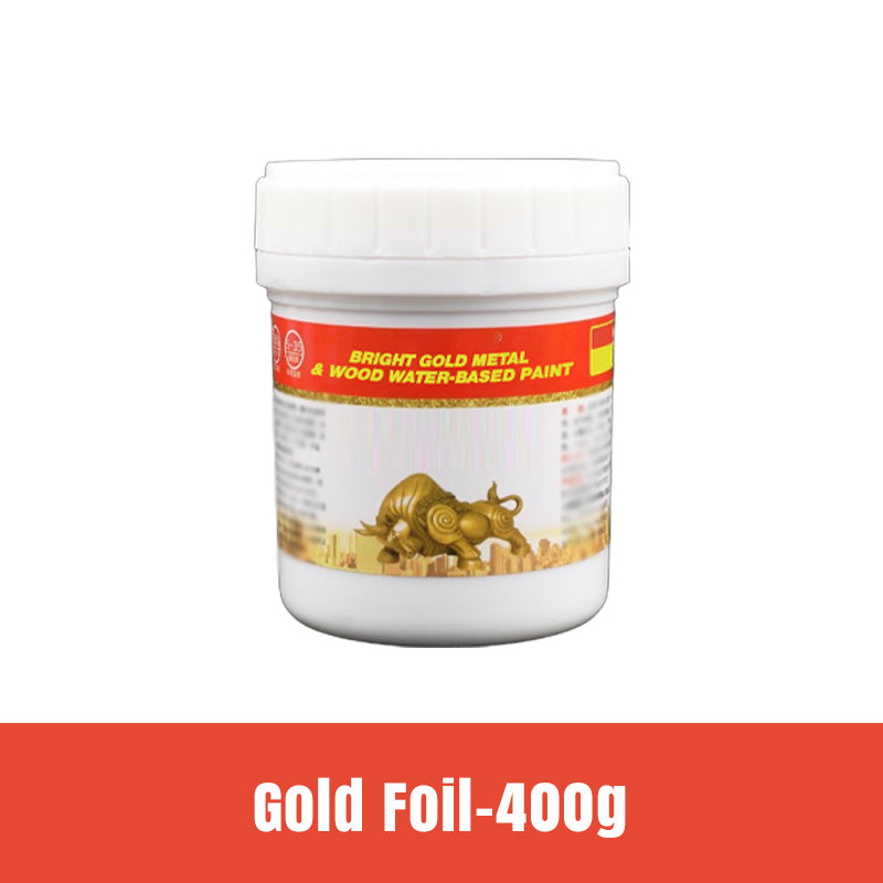 Shiny Metallic Water-based Gold Foil Paint