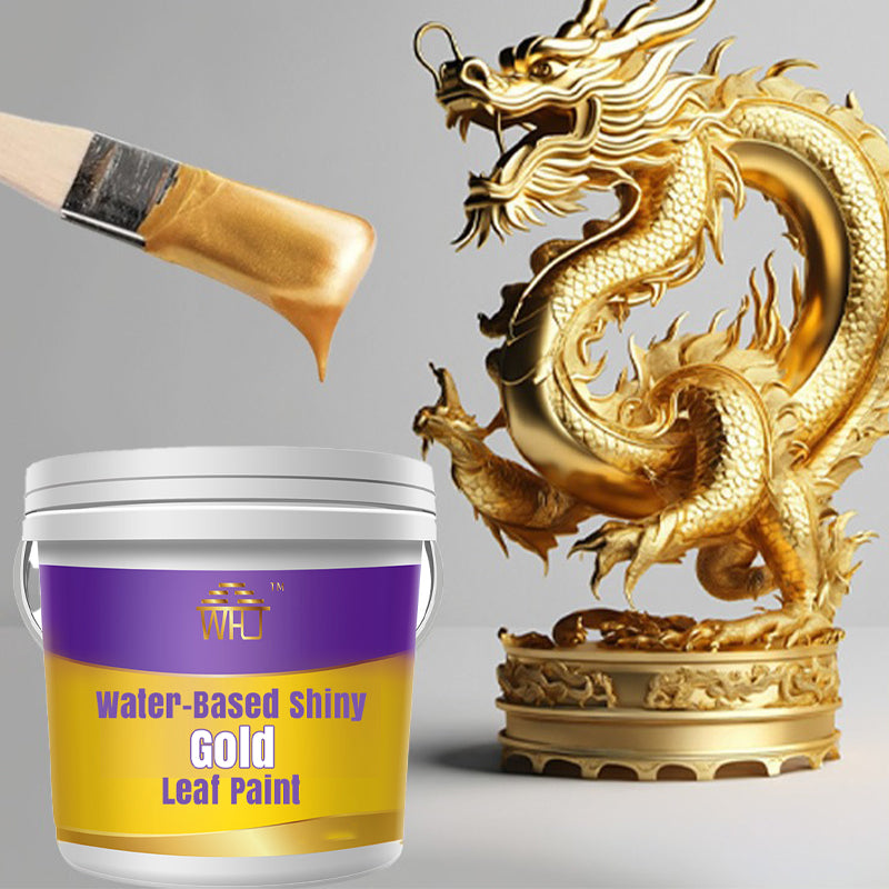 Water-Based Shiny Gold Leaf Paint