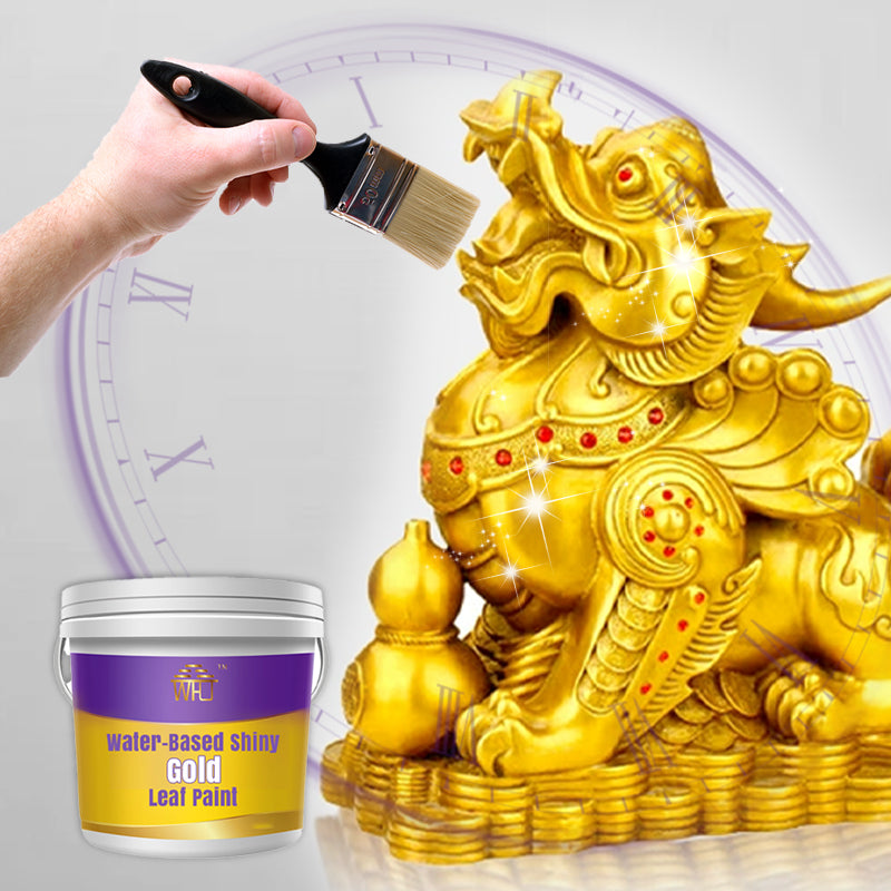 Water-Based Shiny Gold Leaf Paint
