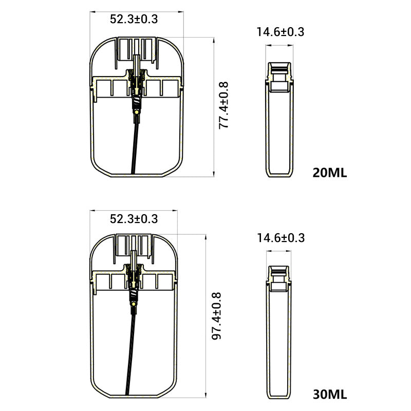 Card Shape Refillable Perfume Atomizer
