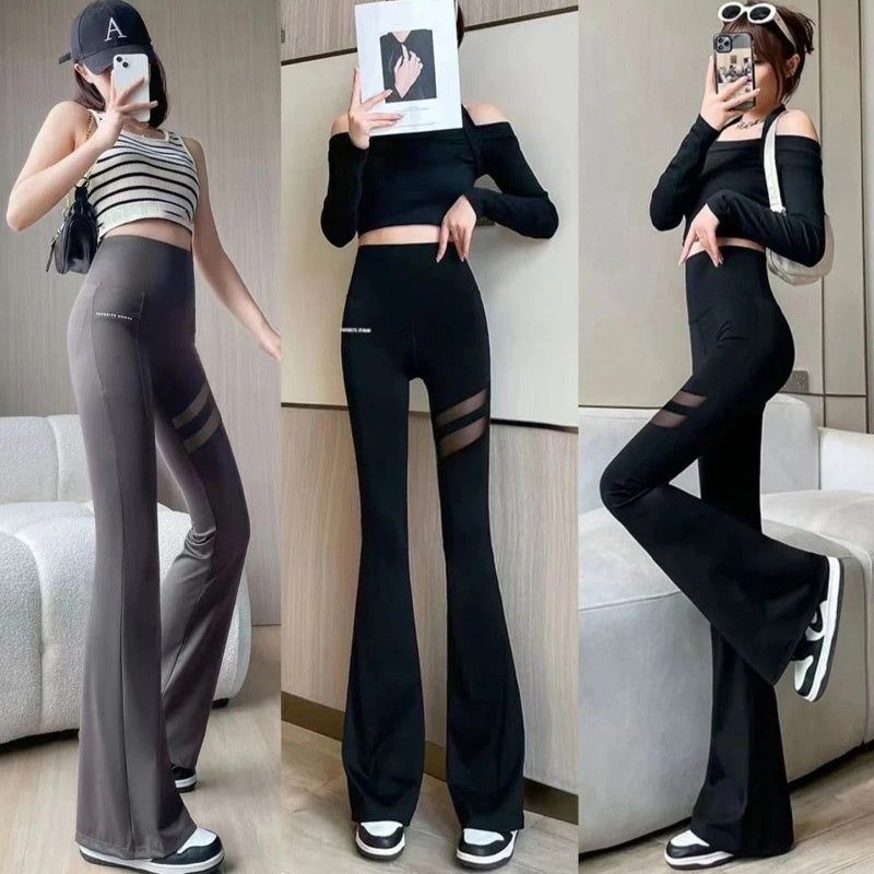 Women's High Waist Slim-Fit Flare Yoga Pants