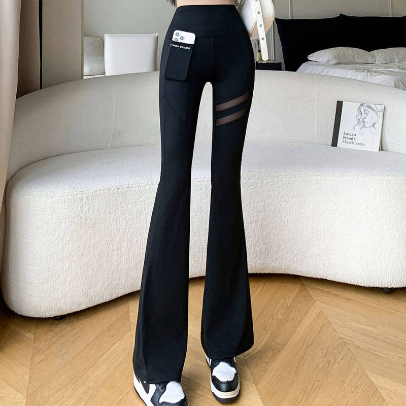 Women's High Waist Slim-Fit Flare Yoga Pants