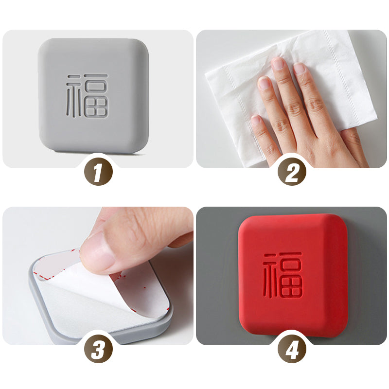 No-Punch Thickened Silicone Stickers