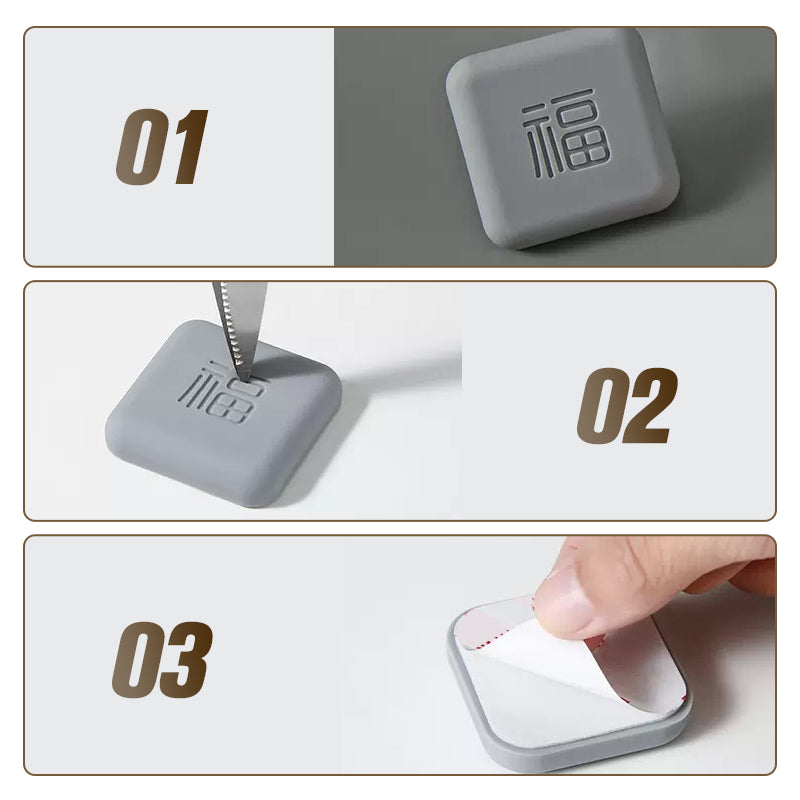 No-Punch Thickened Silicone Stickers