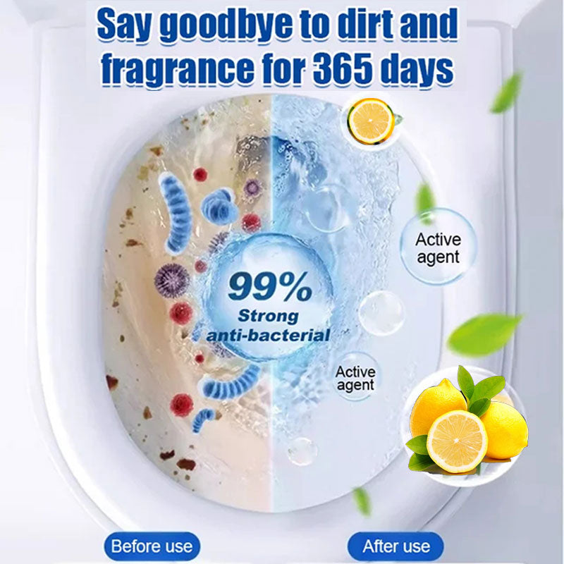 Buy 2 Get 1 Free - 🍋Lemon Scent Toilet Bowl Cleaner Tablets