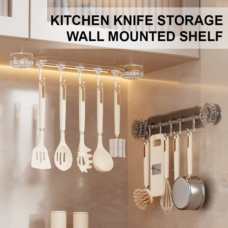 Kitchen Knife Storage Wall Mounted Shelf