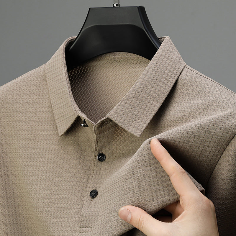 2025 New Arrivals✨Men's Breathable Cool Lapel Short Sleeve T-Shirt