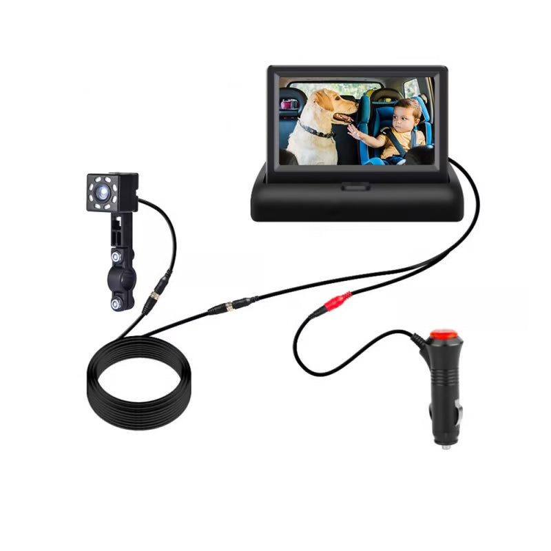 🔥2025 new hot sale🔥Mini Folding Car Baby Mirror Monitor