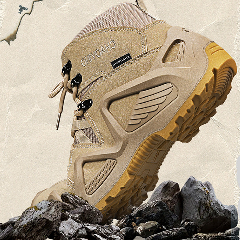 ✈️Free shipping🥾Military-grade quality waterproof and non-slip men's outdoor mesh hiking shoes